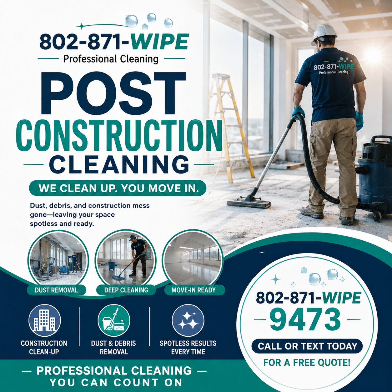 Post Construction Cleaning Vermont
